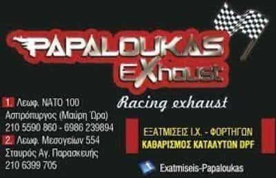 ΠΑΠΑΛΟΥΚΑΣ ΑΝΑΣΤΑΣΙΟΣ | ΕΞΑΤΜΙΣΕΙΣ ΑΥΤΟΚΙΝΗΤΩΝ ΑΣΠΡΟΠΥΡΓΟΣ ΑΤΤΙΚΗ