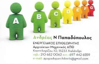 ΠΑΠΑΔΟΠΟΥΛΟΣ ΑΝΔΡΕΑΣ | ΑΡΧΙΤΕΚΤΟΝΑΣ ΑΡΧΙΤΕΚΤΟΝΙΚΟ ΓΡΑΦΕΙΟ | ΧΑΛΑΝΔΡΙ ΑΤΤΙΚΗΣ