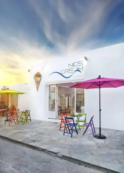 ΚΟΥΜΠΑΡΟΣ ΜΙΧΑΛΗΣ –  N’ICE CREAM – ΖΑΧΑΡΟΠΛΑΣΤΕΙΟ-ΠΑΓΩΤΑΤΖΙΔΙΚΟ – ΜΥΚΟΝΟΣ ΚΥΚΛΑΔΕΣ
