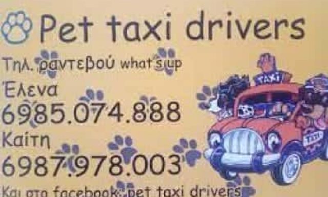 ΚΑΛΕΝΔΡΙΑΝΟΥ ΜΑΡΙΑ ΕΛΕΝΗ – PET TAXI DRIVERS – ΡΑΔΙΟ ΤΑΞΙ ΕΚΠΑΙΔΕΥΣΗ ΚΑΤΟΙΚΙΔΙΩΝ – ΚΟΡΥΔΑΛΛΟΣ ΑTTΙΚΗ