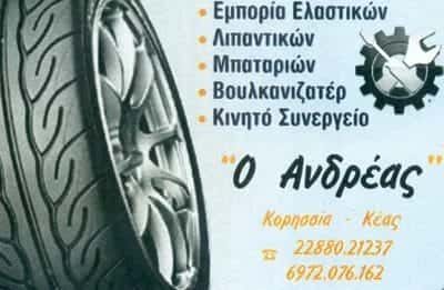 ΜΟΥΖΑΚΗΣ ΑΝΔΡΕΑΣ – ΒΟΥΛΚΑΝΙΖΑΤΕΡ ΣΥΝΕΡΓΕΙΟ ΑΥΤΟΚΙΝΗΤΩΝ ΚΕΑ ΚΥΚΛΑΔΩΝ